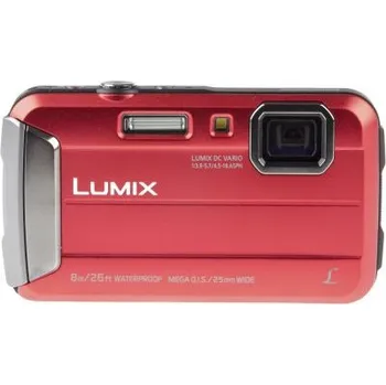 Digitální fotoaparát Digitální fotoaparát digitální zoom 4X optický zoom 4X vestavěný blesk, velikost displeje LCD: 2.7in, Červená Panasonic