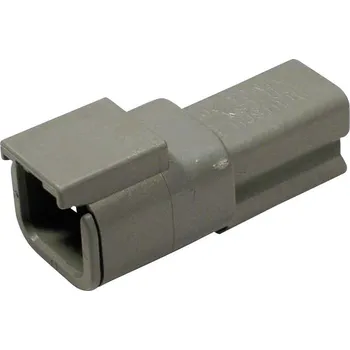 Elektrický konektor TE Connectivity DTM 04-2P kulatý faston, 1 ks