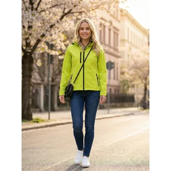 Dámská softshellová bunda Dámská softshellová bunda ALTISPORT NoPrint NP/ALW125 LIMETKOVÁ M