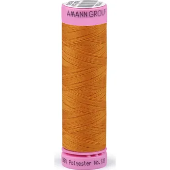 Nit Polyesterové nitě návin 100 m Aspo Amann, střední, 0178 pomerančová kůra