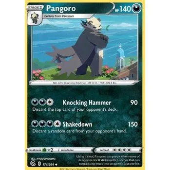 Sběratelská karetní hra Pokémon FST 174/264 Pangoro - Fusion Strike Stav: Near Mint, Verze: REVERSE HOLO