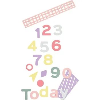 Kancelářská technika Sizzix 663312 Řezací šablona Čísla 16 ks