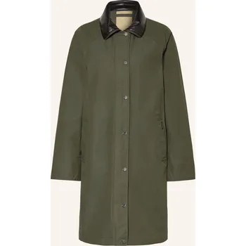 Dámský kabát Woolrich Pláštěnka, olivová / černá