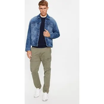 Pánská casual bunda s.Oliver Jeansová bunda 2135893 Modrá Regular Fit L