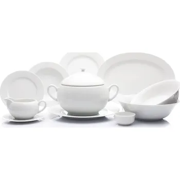 Jídelní set Thun 1794 Jídelní souprava, bílá, český porcelán, Opal, Thun, 25 d.