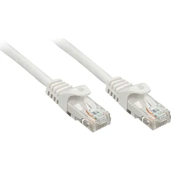 Datový kabel LINDY 48162 RJ45 síťové kabely, propojovací kabely CAT 6 U/UTP 1.00 m šedá 1 ks