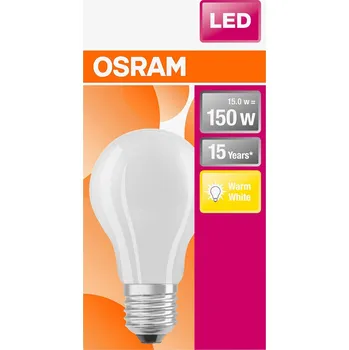 Žárovka OSRAM HOMELIGHTING 4058075305014 LED Energetická třída (EEK2021) D (A - G) E27 klasická žárovka 17 W = 150 W teplá bílá (Ø x d) 70.0 mm x 118 mm 1 ks