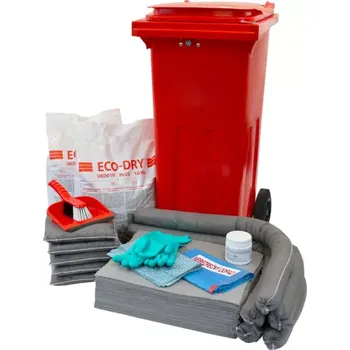 Havarijní souprava Mobilní havarijní souprava se zámkem 120 l – univerzální sorbenty