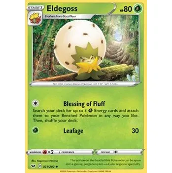 Karetní hra Pokémon SSH 021/202 Eldegoss - Sword & Shield Stav: Near Mint, Verze: REVERSE HOLO