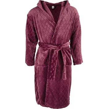 Dámský župan Župan BASIC vínový S/M