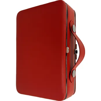 GLOBOS Kožená dámská sada na manikúru č. 1781-89 červená