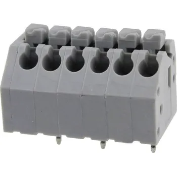 Degson DG250-3.5-05P-11-01AH-1 pružinová svorkovnice 0.82 mm² Pólů 5 šedá 1 ks