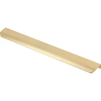 Nábytkové kování 66336 profilová úchytka HEXA hliníková (světlé kartáčované zlato) (Nábytková úchytka HEXA s roztečí 320 mm. Jednoduchý a funkční doplněk do interiéru.)