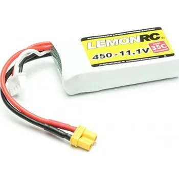RC vybavení LemonRC 15703 akupack Li-Pol (modelářství), 11.1 V, 450 mAh, články 3, 35 C, Softcase, XT30