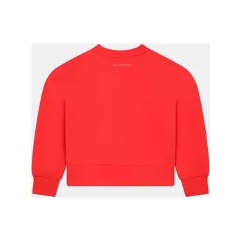 Dámská mikina Karl Lagerfeld Kids Mikina Z15461 S Červená Regular Fit 6Y