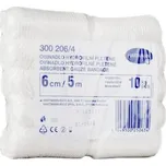 Obinadlo hydrofilní nesterilní Hartmann 10ks 6cm x 5 m,10ks