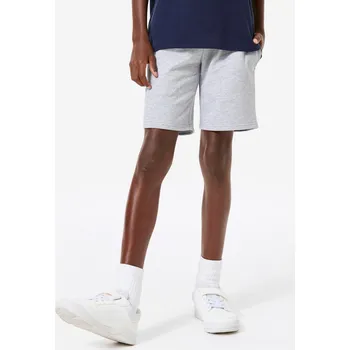 Chlapecké kraťasy DOMYOS Dětské sportovní kraťasy bavlněné 5-6 LET ŠEDÁ