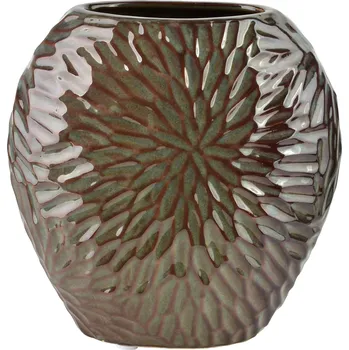 Váza Keramická váza Yarine 20 cm fialová/zelená