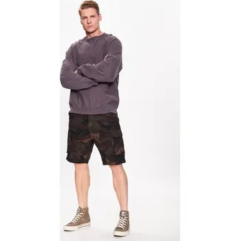 Pánské kraťasy Brave Soul Šortky z materiálu MSRT-RIVER Zelená Regular Fit S