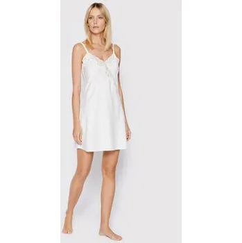 Dámská noční košile Lauren Ralph Lauren Noční košile ILN31684 Bílá Regular Fit XL