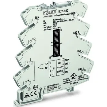 Měnič napětí Převodník signálu, řada: 857 Termočlánek ATEX Proud/napětí WAGO 24 V