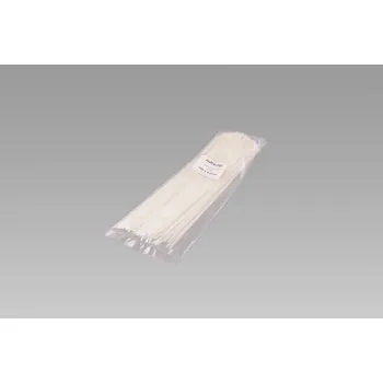 Organizace kabelů Vázací pásek bílý 300/3,6