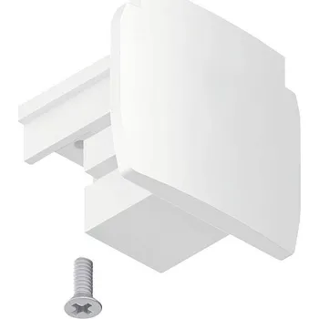 Průmyslové svítidlo Paulmann 91383 ProRail3 Endcap vysokonapěť. komponent lankových systémů koncová část ProRail3 bílá