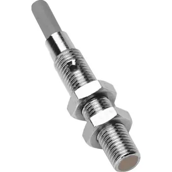 Indukční bezdotykový snímač 0,6 mm, výstup: PNP Válcový M4 x 0,5 10 → 30 v DC IP67