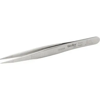 Kosmetická pinzeta Pinzeta 120 mm nemagnetická Nerezová ocel rovná; špičatá; uvnitř vroubkovaná špička 00DSA Erem by Weller