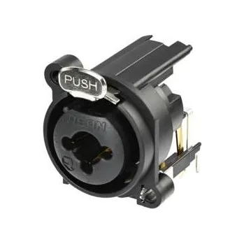 Rean AV RCJ10FA-H XLR konektor zásuvka Pólů: 3 1 ks