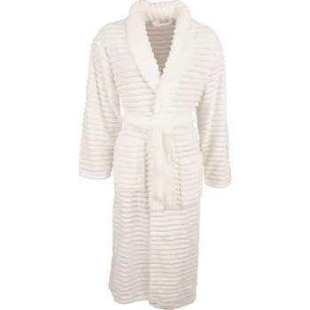 Dámský župan Vesna Župan dámský CORD s šálovým límcem bílý S/M