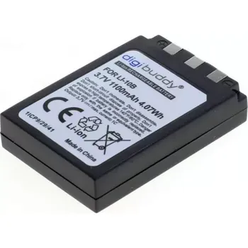 DigiBuddy Baterie Olympus LI-10B 1100mAh Li-Ion 3.7V, kvalitní akumulátor do digitálních fotoaparátů, nahrazuje originál