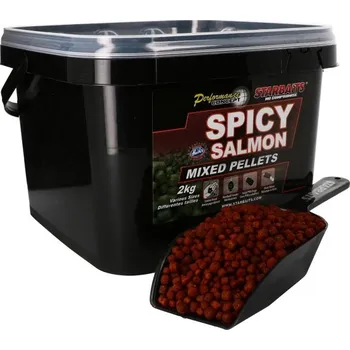Nástraha Pelety Starbaits Mixed 2kg Spicy Salmon
