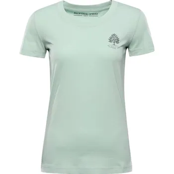 Dámské oblečení Dámské triko ALPINE PRO VRASA L Světle zelená