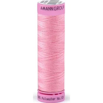 Nit Polyesterové nitě návin 100 m Aspo Amann, střední, 1056 Candy Pink
