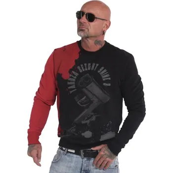 Pánská mikina Pánská mikina bez kapuce Yakuza PB 18010 red velikost: 3XL
