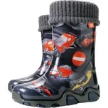 Demar Chlapecké holínky Stormer LUX Exclusive EE autostráda šedé (Chlapecké holínky zateplené)