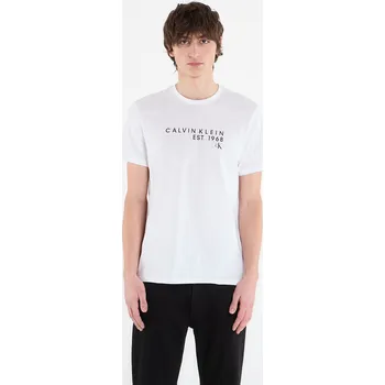 Pánská móda Tričko Calvin Klein Jeans Ss 30S Eu Wholesale Tee White S