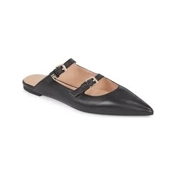 Dámské pantofle Nazouváky Tommy Hilfiger Th Pointy Leather Mule FW0FW07722 Černá 36