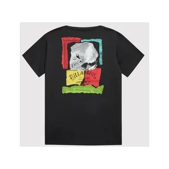 Pánské tričko Billabong T-Shirt Ripped F2SS18 BIF2 Černá Premium Fit XL