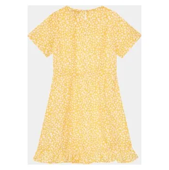 Dámské šaty Vero Moda Girl Šaty 10287397 Žlutá Regular Fit 140