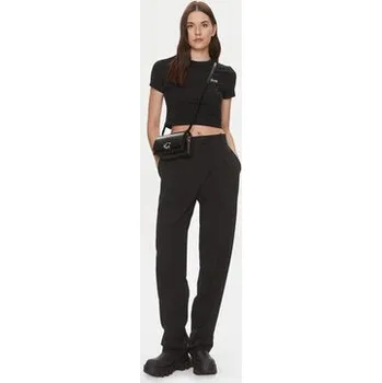 Pánská móda Tommy Jeans T-Shirt Script DW0DW17366 Černá Slim Fit M