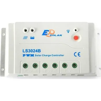 montážní sada pro solární panel EPEVER LS3024B solární PWM regulátor 12/24V, EPEVER 30A, vstup 30V/50V