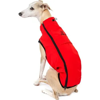 Obleček pro psa Mantys Softshellka Karkulka - Střední pes, L