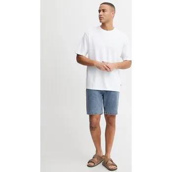 Pánské kraťasy Solid Džínové šortky 21107657 Modrá Straight Fit XXL