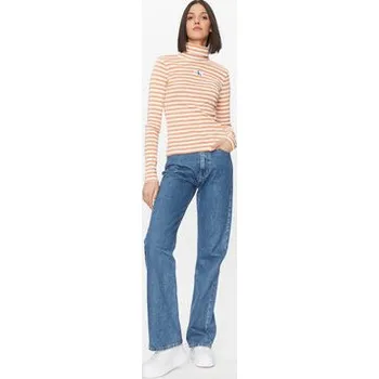Dámské oblečení Calvin Klein Jeans Rolák J20J222246 Oranžová Slim Fit XS