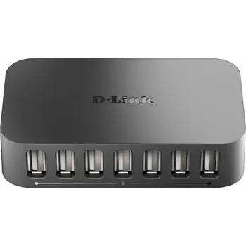 USB hub Rozbočovač USB 2.0 DUB-H7/E, standard: USB 2.0 USB, počet portů USB: 7 Externí napájecí adaptér, typ USB: USB A D-Link