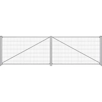 Plot Mobilní oplocení; brána 2 křídlá 7000x2000mm; Zinek