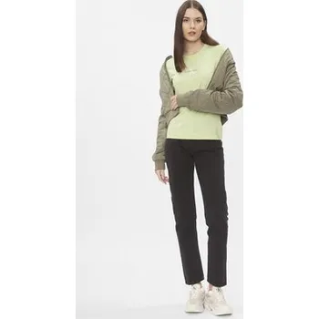 Pánská móda Calvin Klein Jeans T-Shirt Monologo J20J222564 Zelená Slim Fit XS