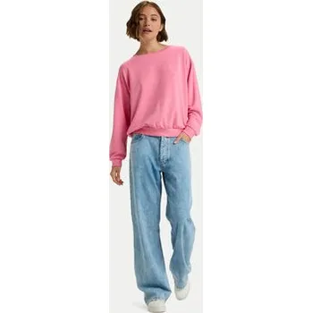 Dámská mikina Roxy Mikina Surfing By Moonlight ERJFT05008 Růžová Regular Fit XL